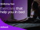 AdultWork wellbeing tips cover image about exercises that help improve performance, flexibility, and sexual wellness in bed.